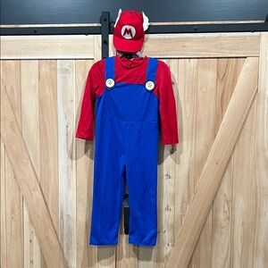 Super Mario Bros Mario Halloween Costume with hat